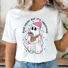 Load image into Gallery viewer, Christmas Ghost Graphic Tee - TAN

