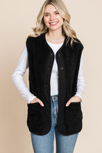 Load image into Gallery viewer, Faux Fur Button Down Vest
