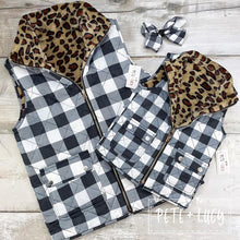 Load image into Gallery viewer, Wild About Plaid Vest - Kids

