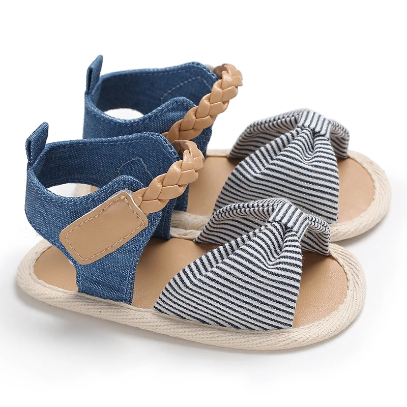 Bow Canvas Sandals Baby Girl