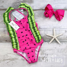 Load image into Gallery viewer, Watermelon One Piece Swimsuit
